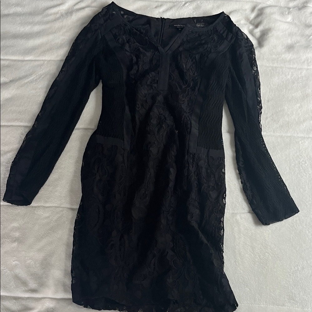 Nanette Lepore Black Lace Dress Women’s